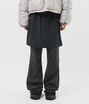 (W) Pair Nylon Skirt Pants